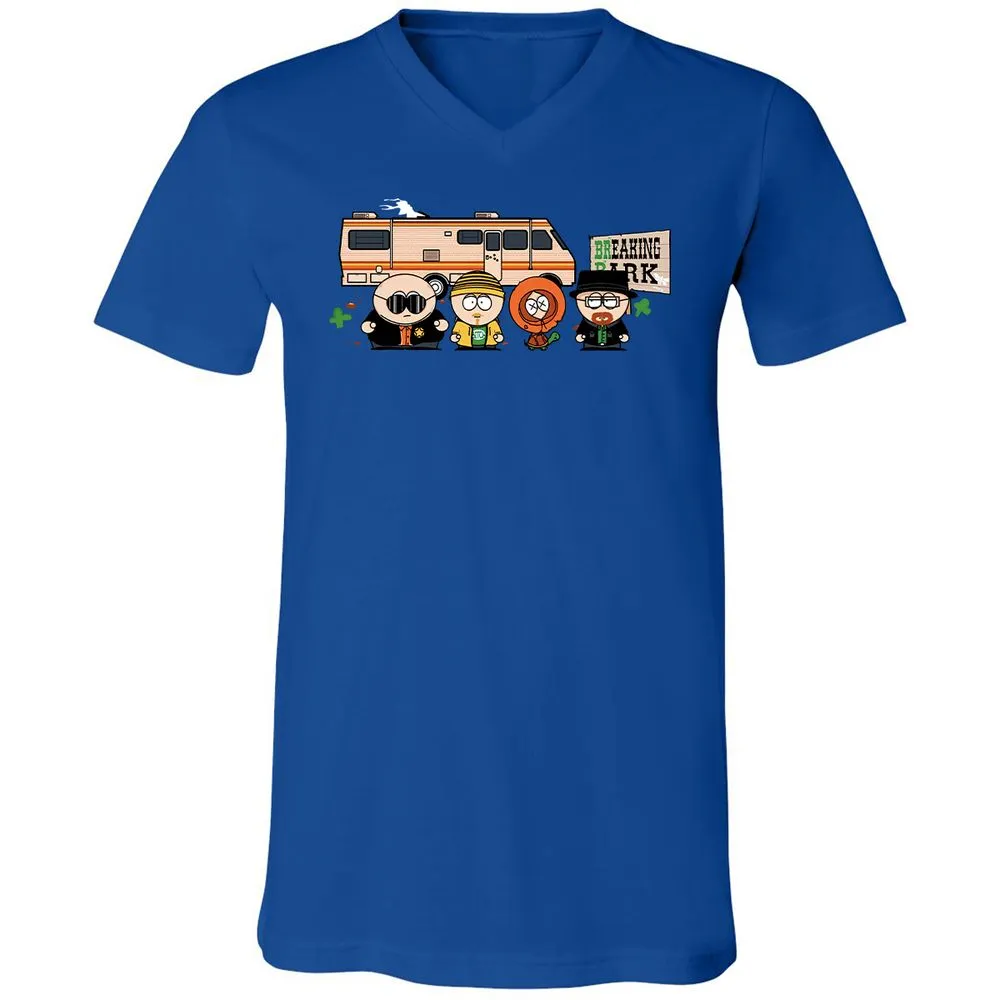 Unisex V-Neck T-Shirt - 83LKWJSC - True Royal - 4