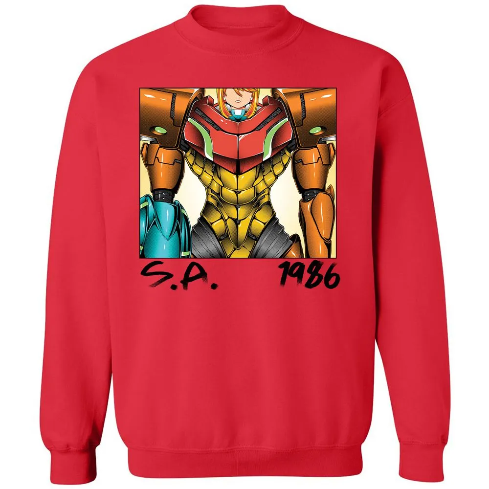 Classic Unisex Sweatshirt - 6B97C5Z1 - Red - 5