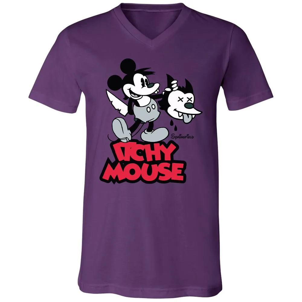 Unisex V-Neck T-Shirt - R846X8HA - Team Purple - 2