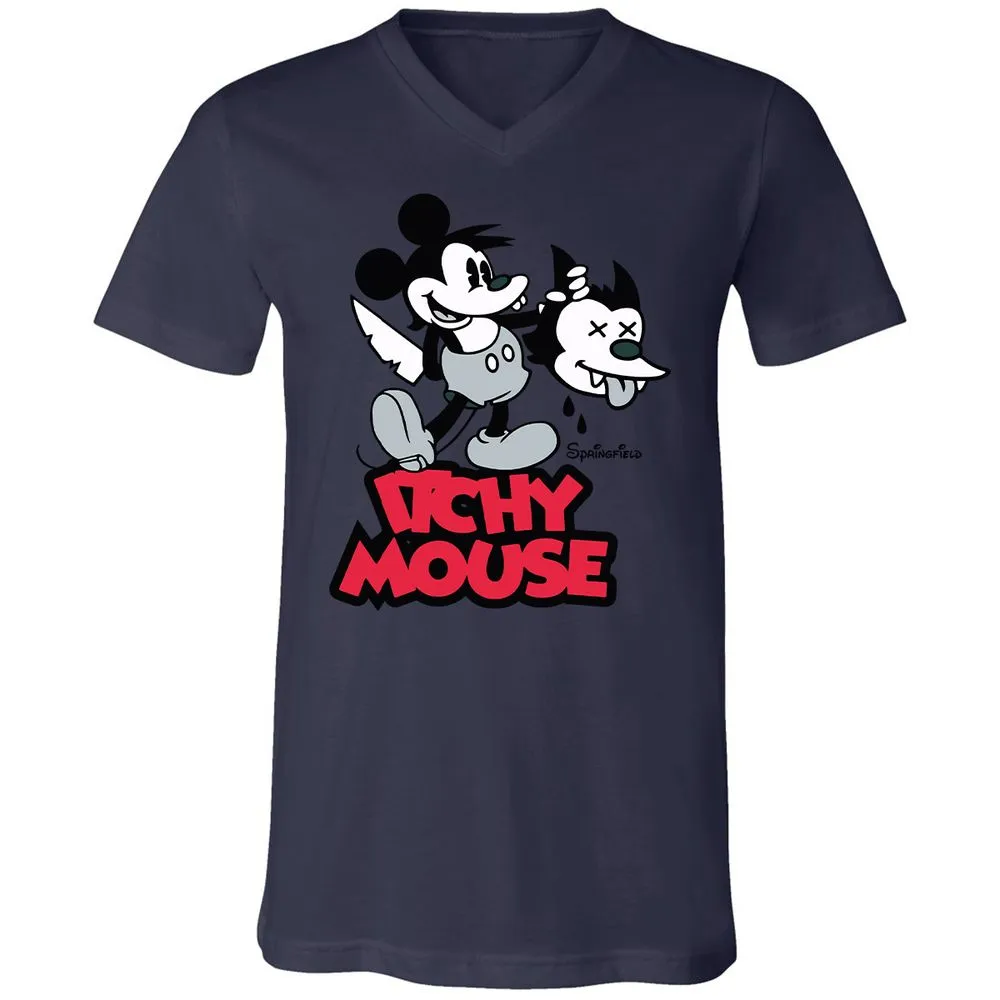 Unisex V-Neck T-Shirt - R846X8HA - Navy - 9