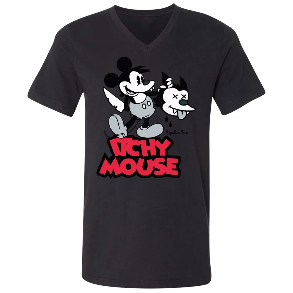 Unisex V-Neck T-Shirt - R846X8HA - Black - 16