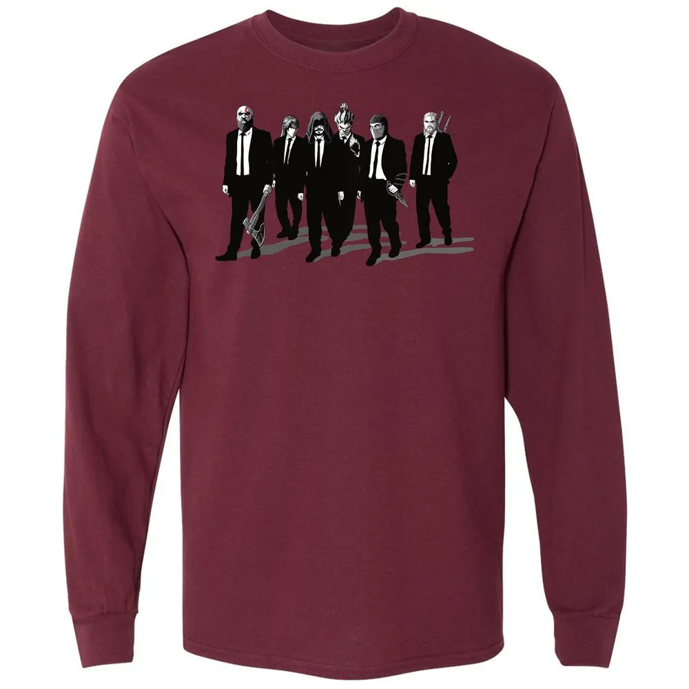 Long Sleeve T-Shirt - UMH1S786 - Maroon - 11