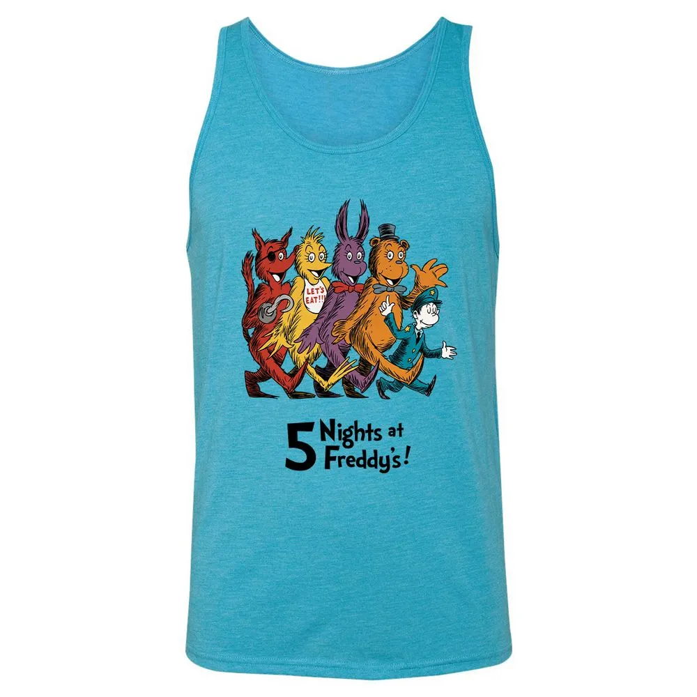 Unisex Jersey Tank - PXQCJK4S - Aqua Triblend - 3