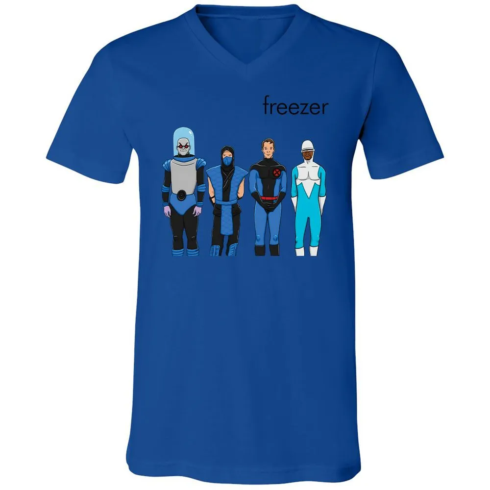 Unisex V-Neck T-Shirt - V25R899L - True Royal - 4