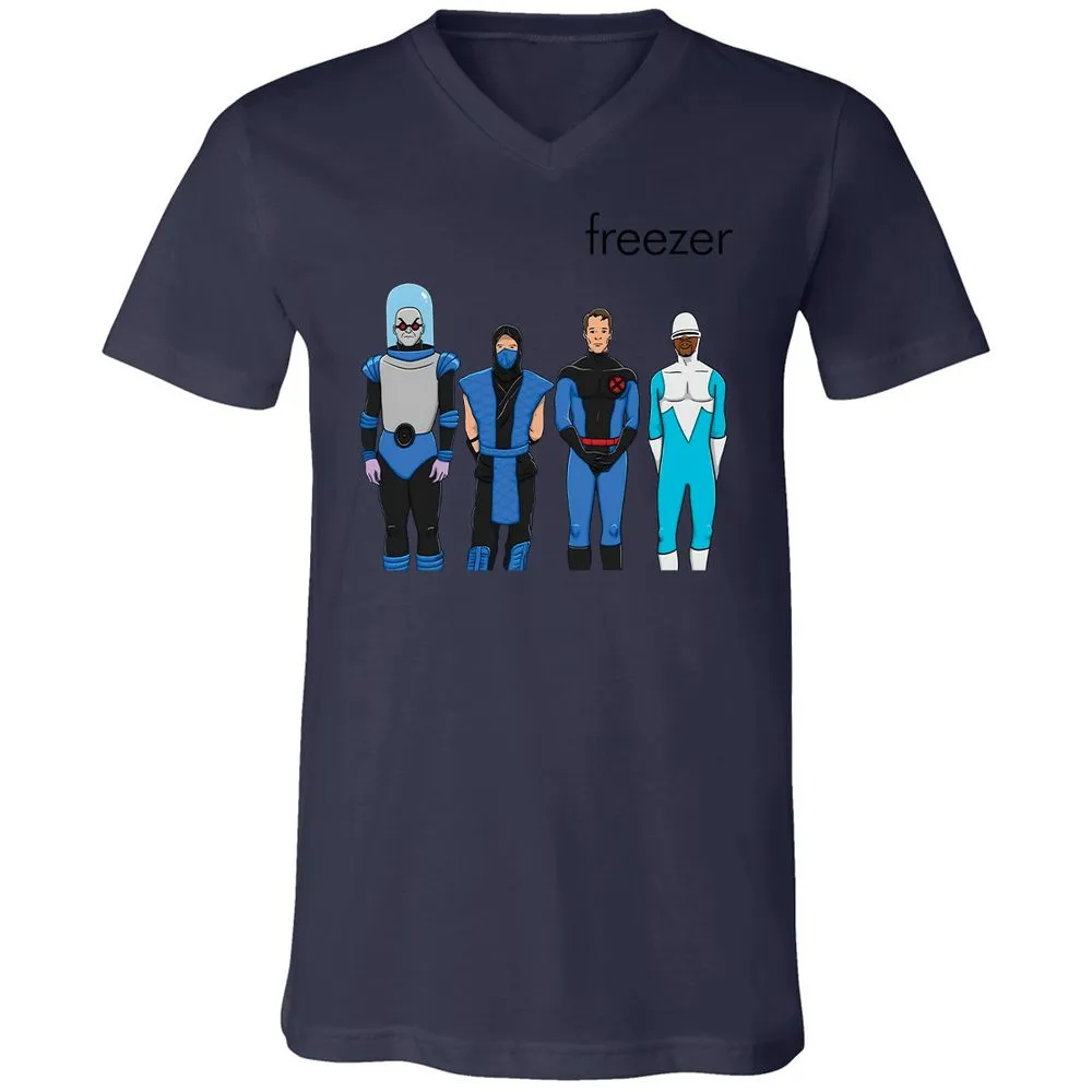 Unisex V-Neck T-Shirt - V25R899L - Navy - 9
