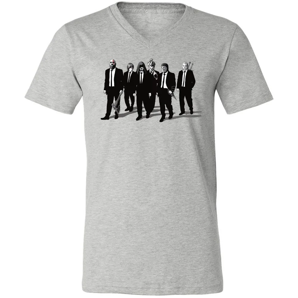 Unisex V-Neck T-Shirt - 3G4MZY2V - Athletic Heather - 7
