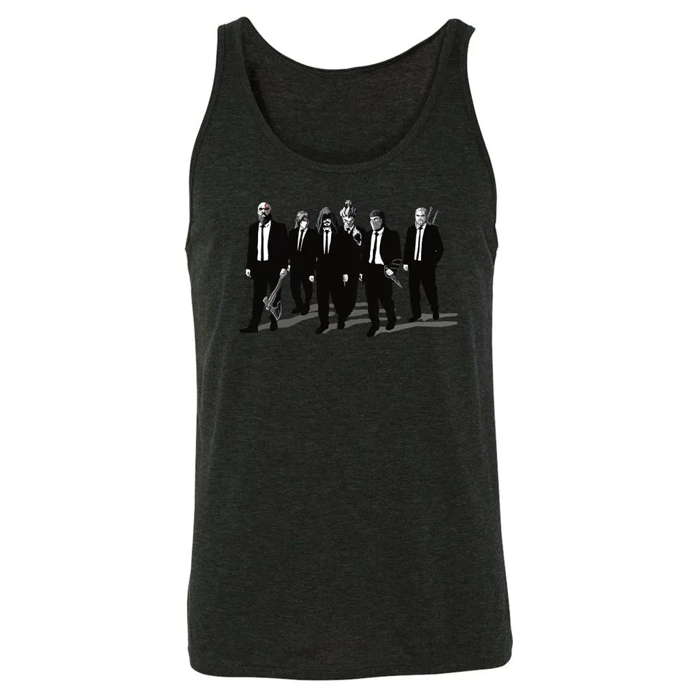 Unisex Jersey Tank - KTH5TKY9 - Charcoal Black Triblend - 5