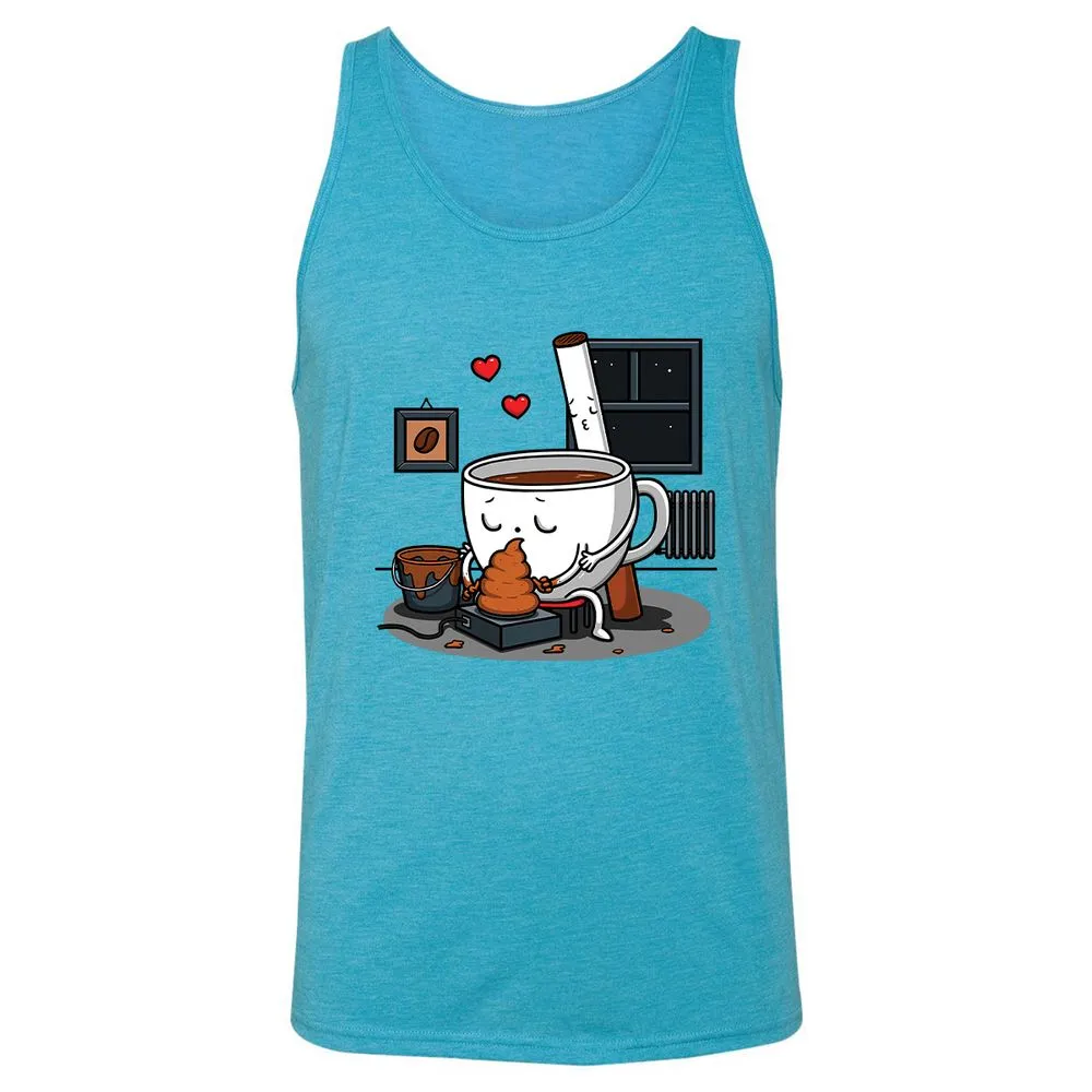 Unisex Jersey Tank - 6GT36FQC - Aqua Triblend - 3