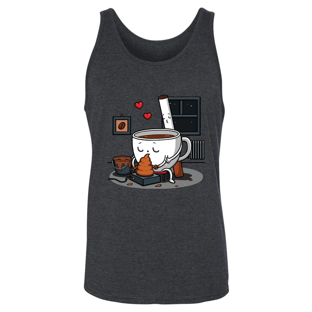 Unisex Jersey Tank - 6GT36FQC - Dark Grey Heather - 6