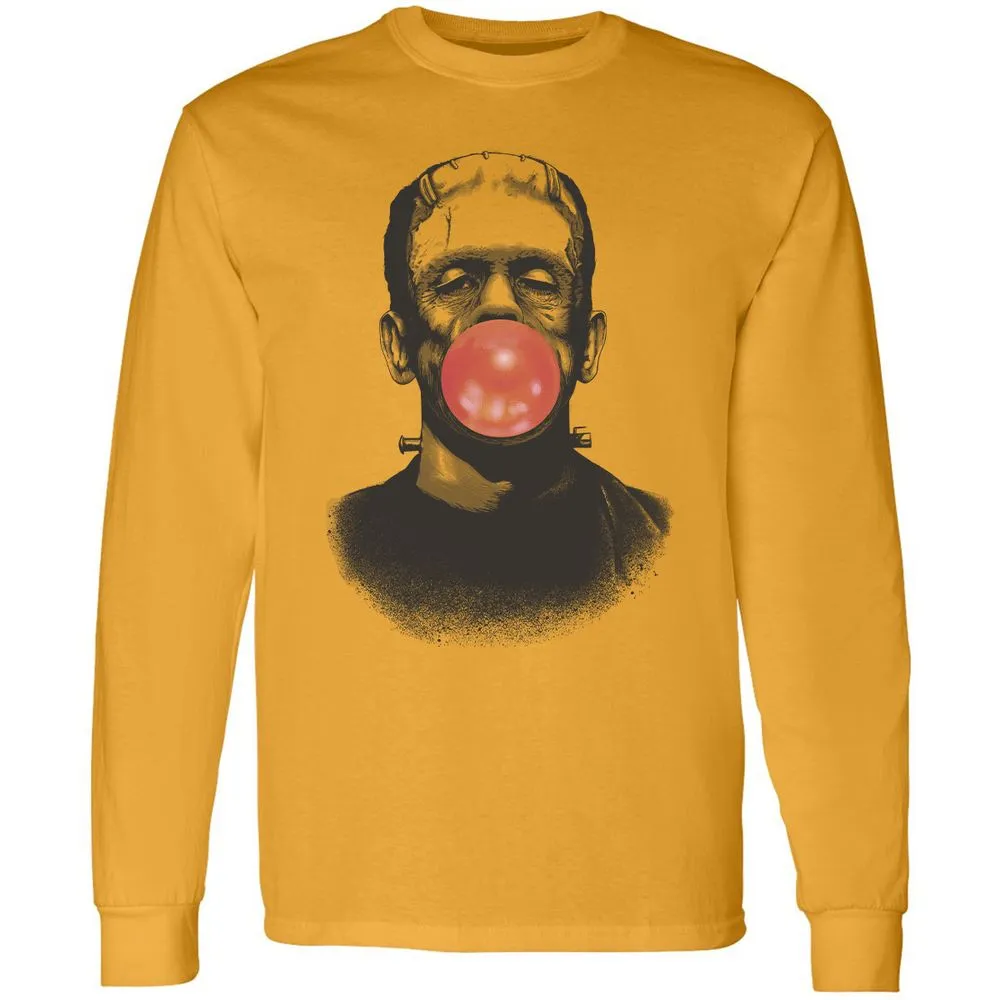 Long Sleeve T-Shirt - XH6BDKLZ - Gold - 9