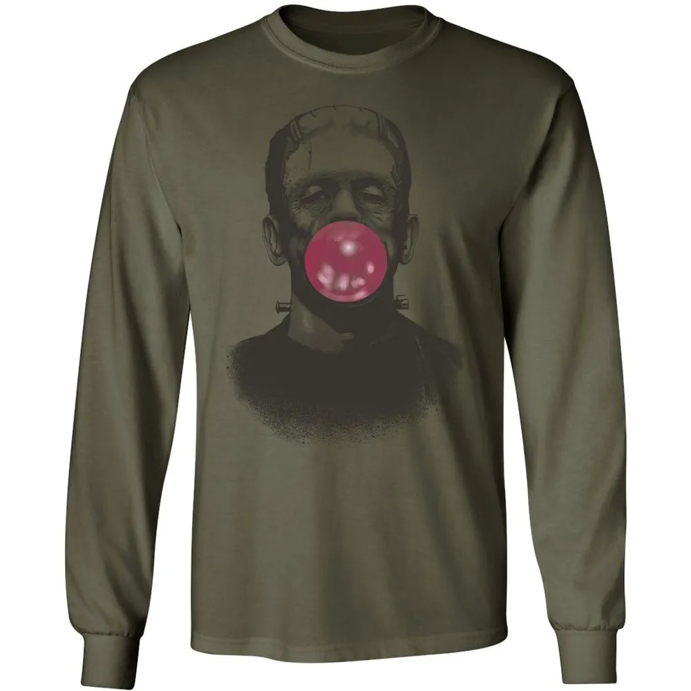 Long Sleeve T-Shirt - XH6BDKLZ - Military Green - 7