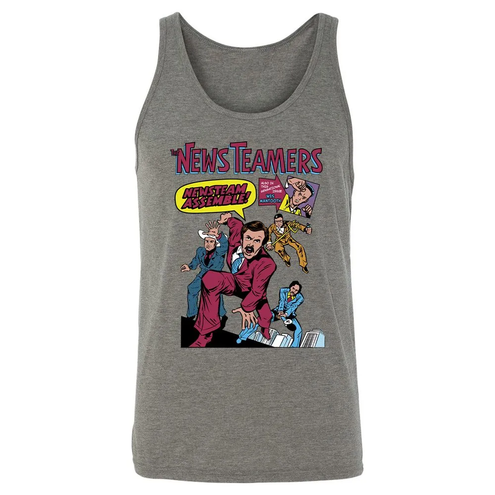 Unisex Jersey Tank - PVFJUDRV - Grey Triblend - 2