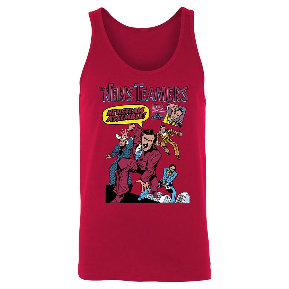 Unisex Jersey Tank - PVFJUDRV - Red - 11