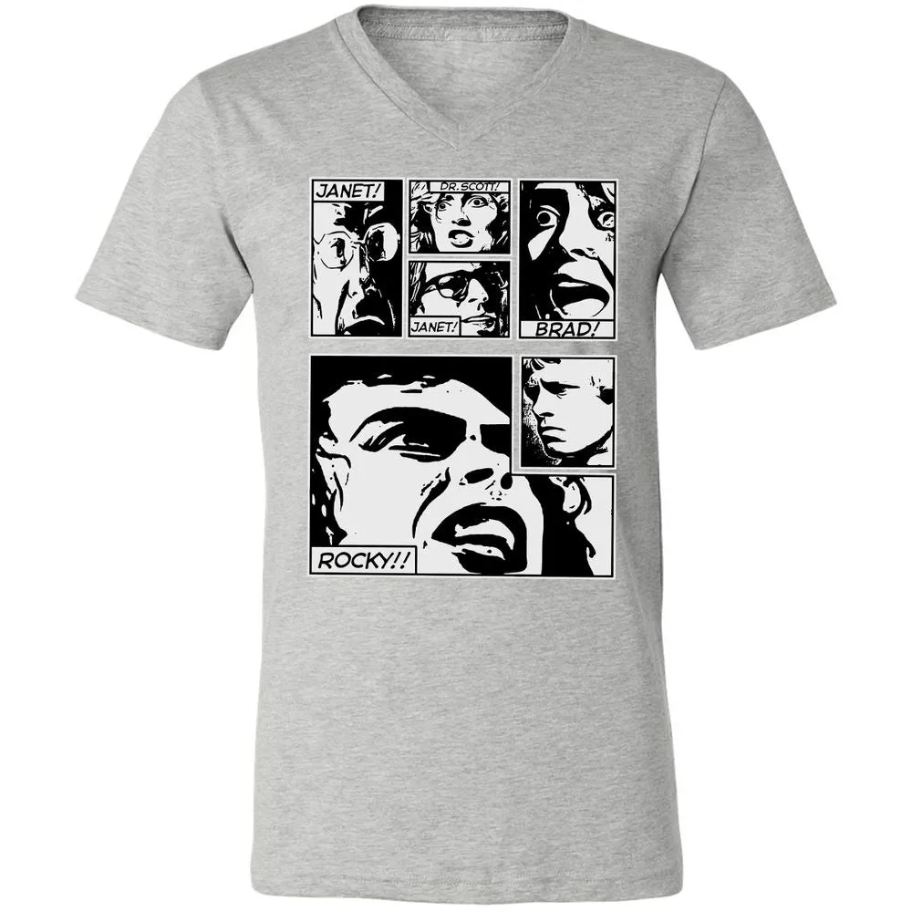 Unisex V-Neck T-Shirt - SRY4GM6B - Athletic Heather - 7