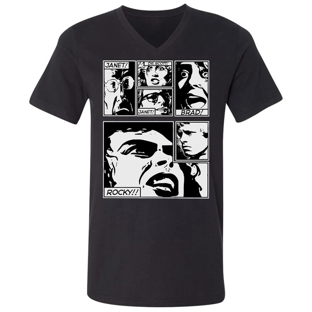 Unisex V-Neck T-Shirt - SRY4GM6B - Black - 16