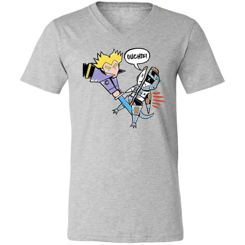 Unisex V-Neck T-Shirt - 64YUQTV5 - Athletic Heather - 7