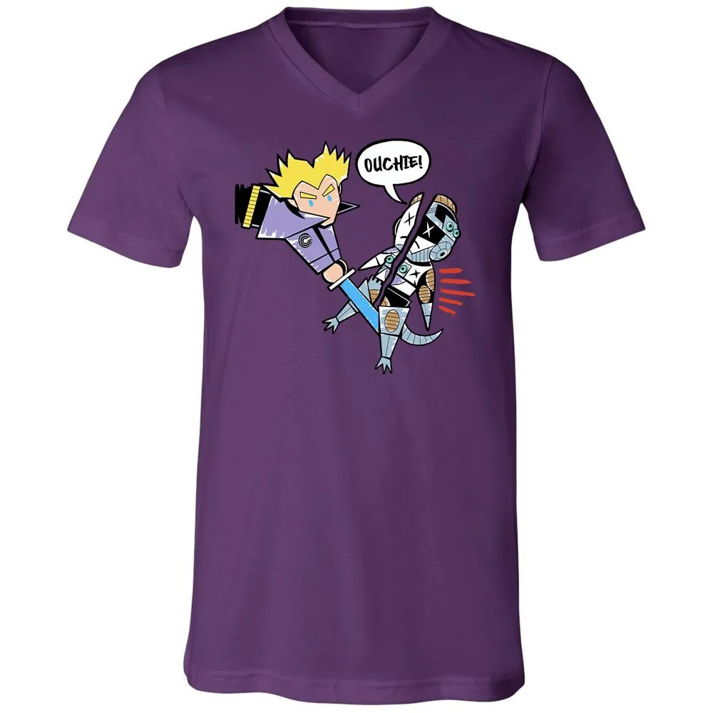 Unisex V-Neck T-Shirt - 64YUQTV5 - Team Purple - 2