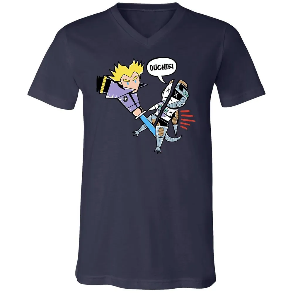 Unisex V-Neck T-Shirt - 64YUQTV5 - Navy - 9
