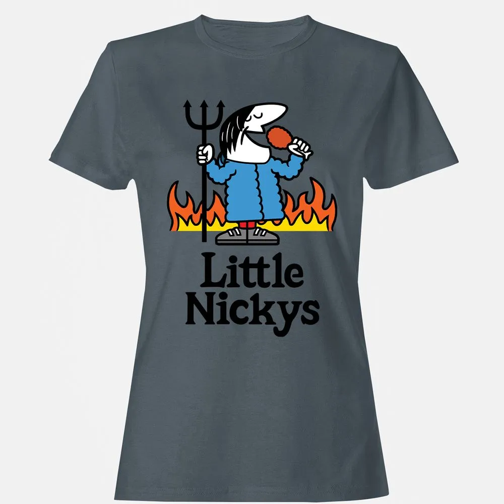 Women's T-Shirt - 61Q7YRGQ - Charcoal - 3