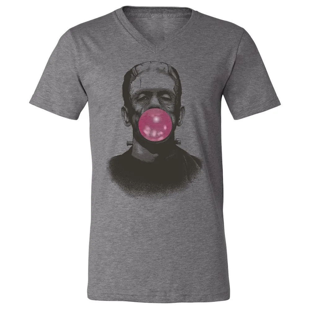 Unisex V-Neck T-Shirt - 8R3XPLVB - Deep Heather - 13