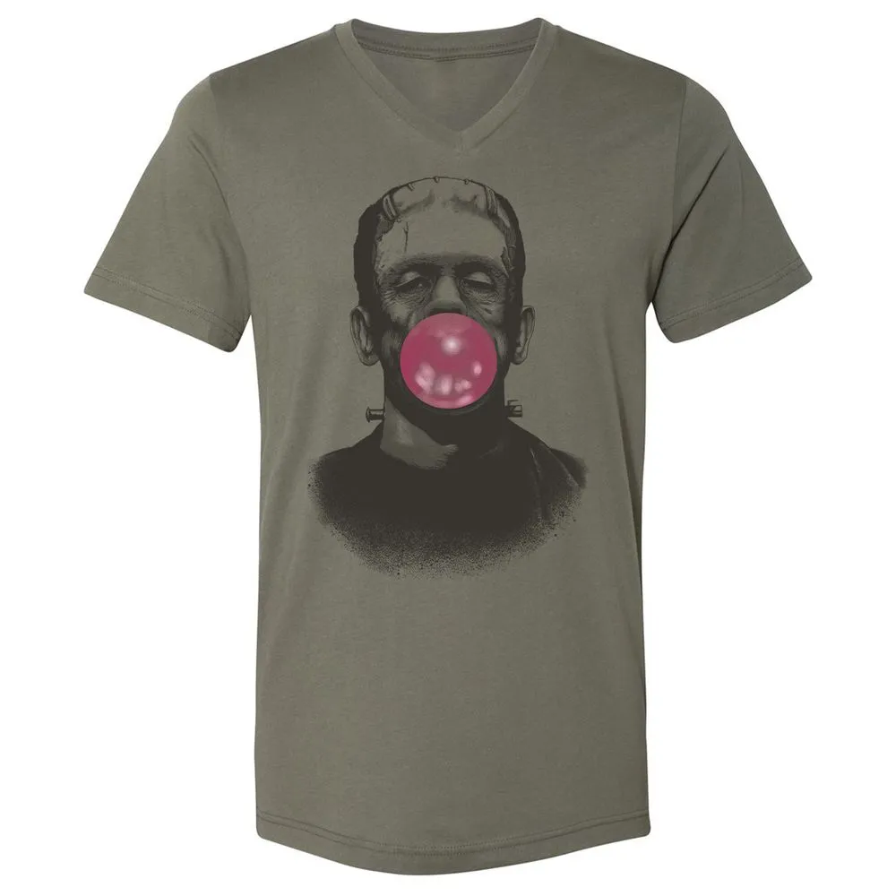 Unisex V-Neck T-Shirt - 8R3XPLVB - Military Green - 10