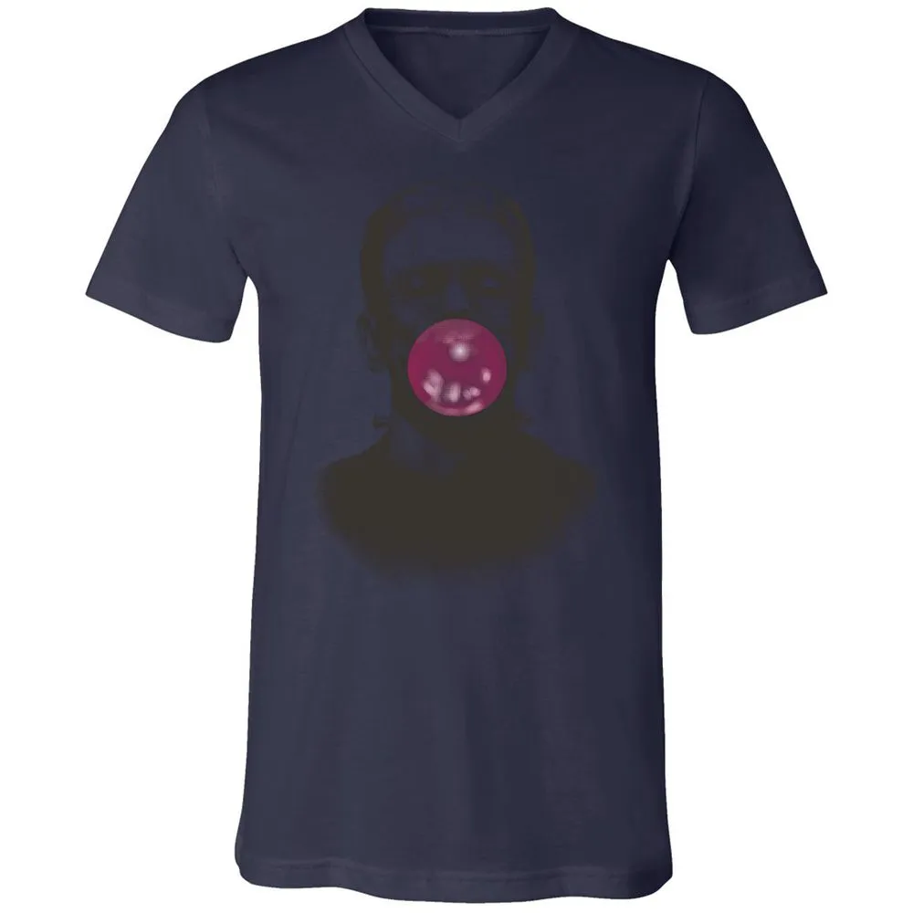 Unisex V-Neck T-Shirt - 8R3XPLVB - Navy - 9