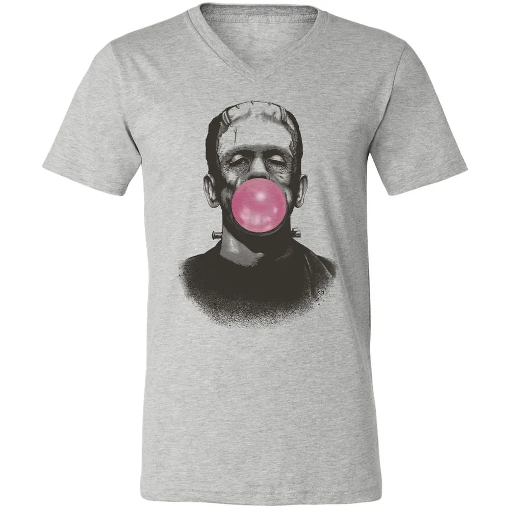 Unisex V-Neck T-Shirt - 8R3XPLVB - Athletic Heather - 7