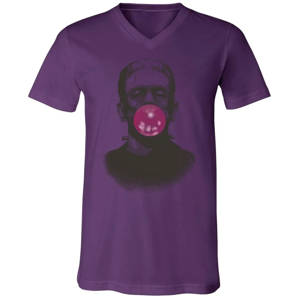 Unisex V-Neck T-Shirt - 8R3XPLVB - Team Purple - 2