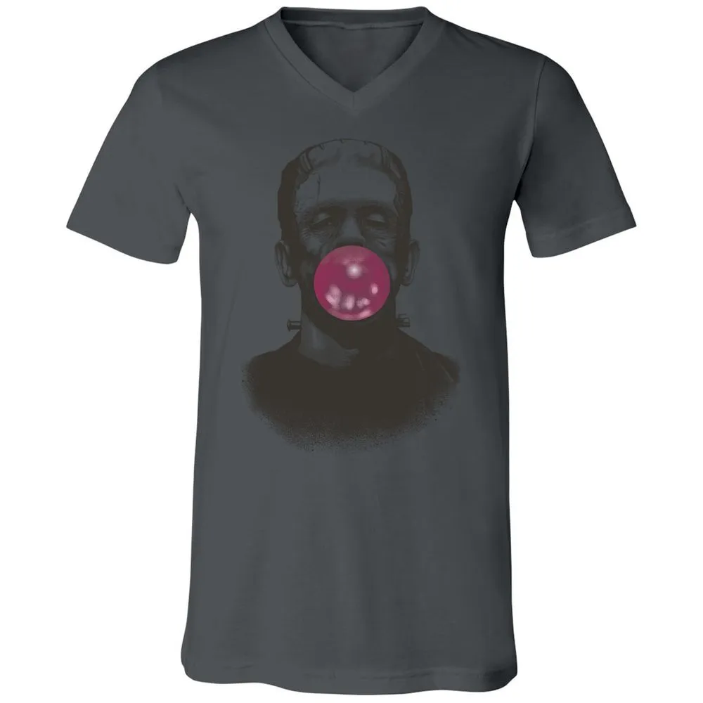 Unisex V-Neck T-Shirt - 8R3XPLVB - Asphalt - 12