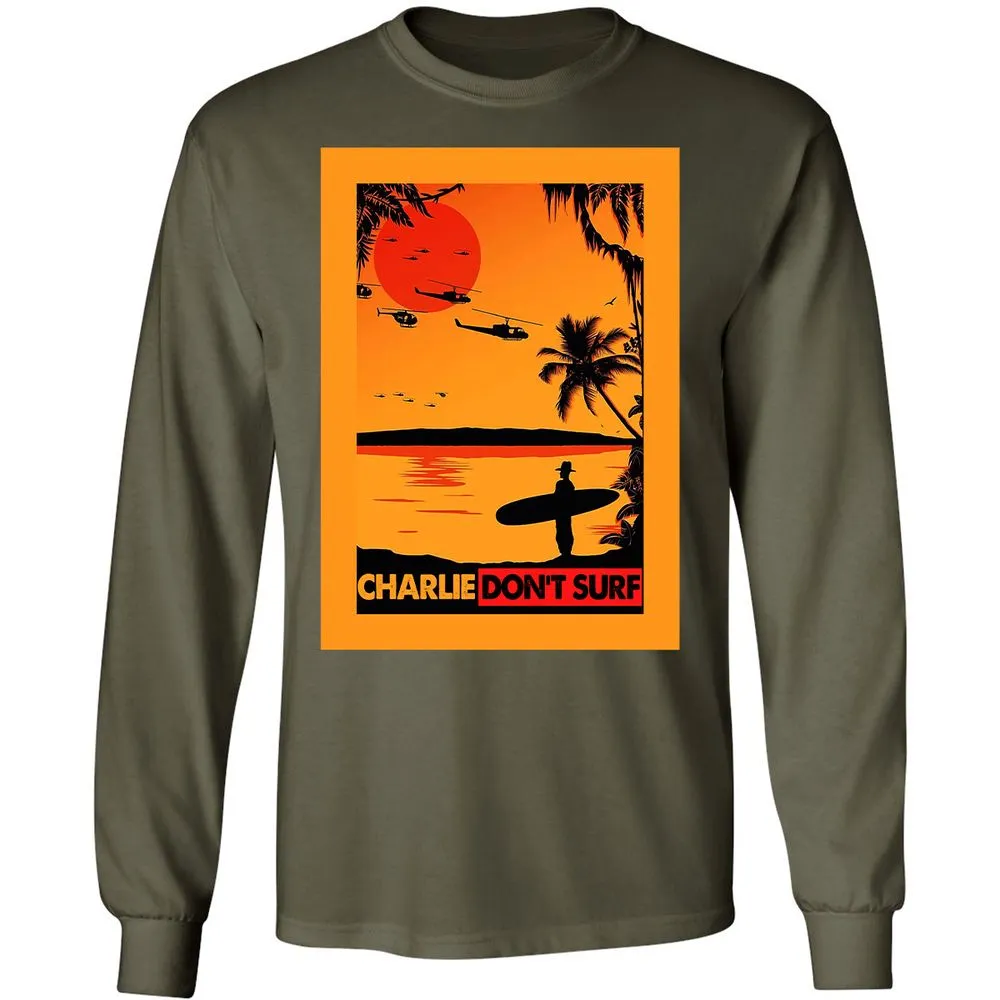 Long Sleeve T-Shirt - AXSNUAQL - Military Green - 7