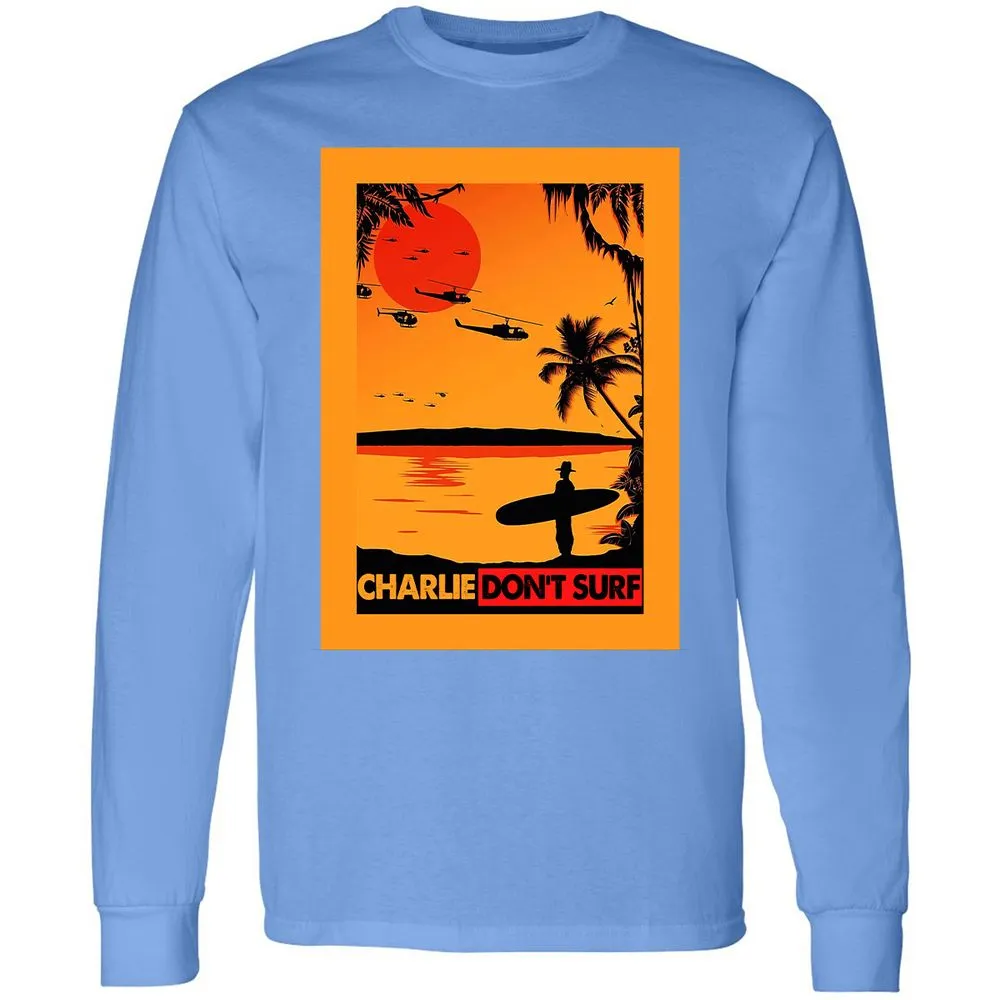 Long Sleeve T-Shirt - AXSNUAQL - Carolina Blue - 2