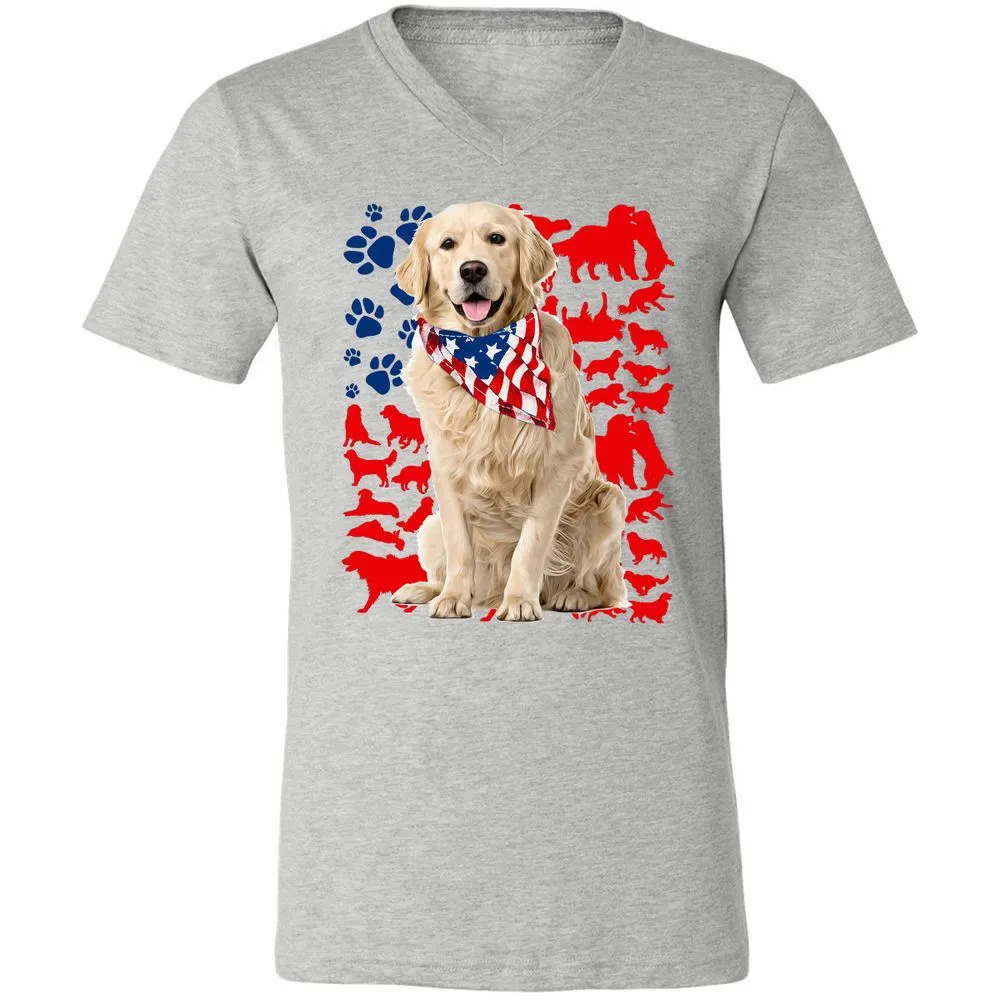 Unisex V-Neck T-Shirt - JPNXMRY6 - Athletic Heather - 7