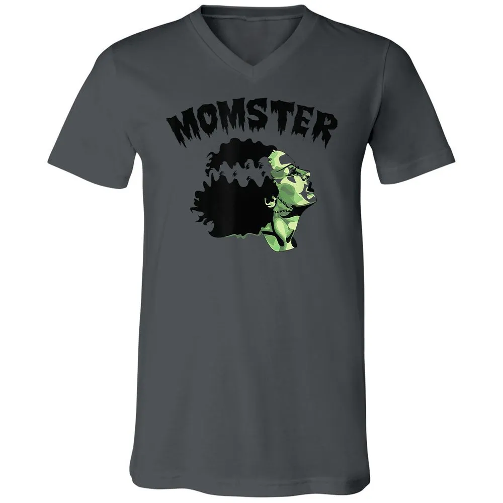 Unisex V-Neck T-Shirt - 57R63TY7 - Asphalt - 12