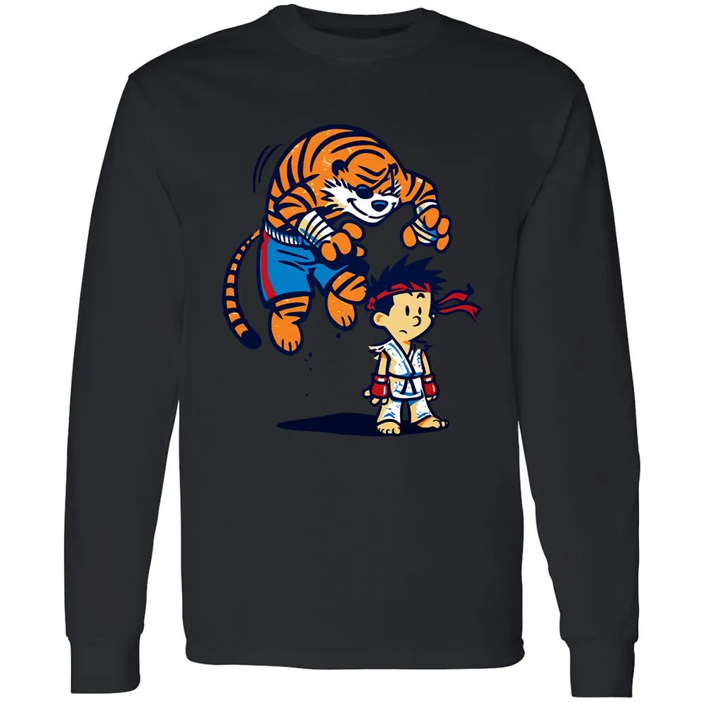 Long Sleeve T-Shirt - SWRT7JJV - Black - 16