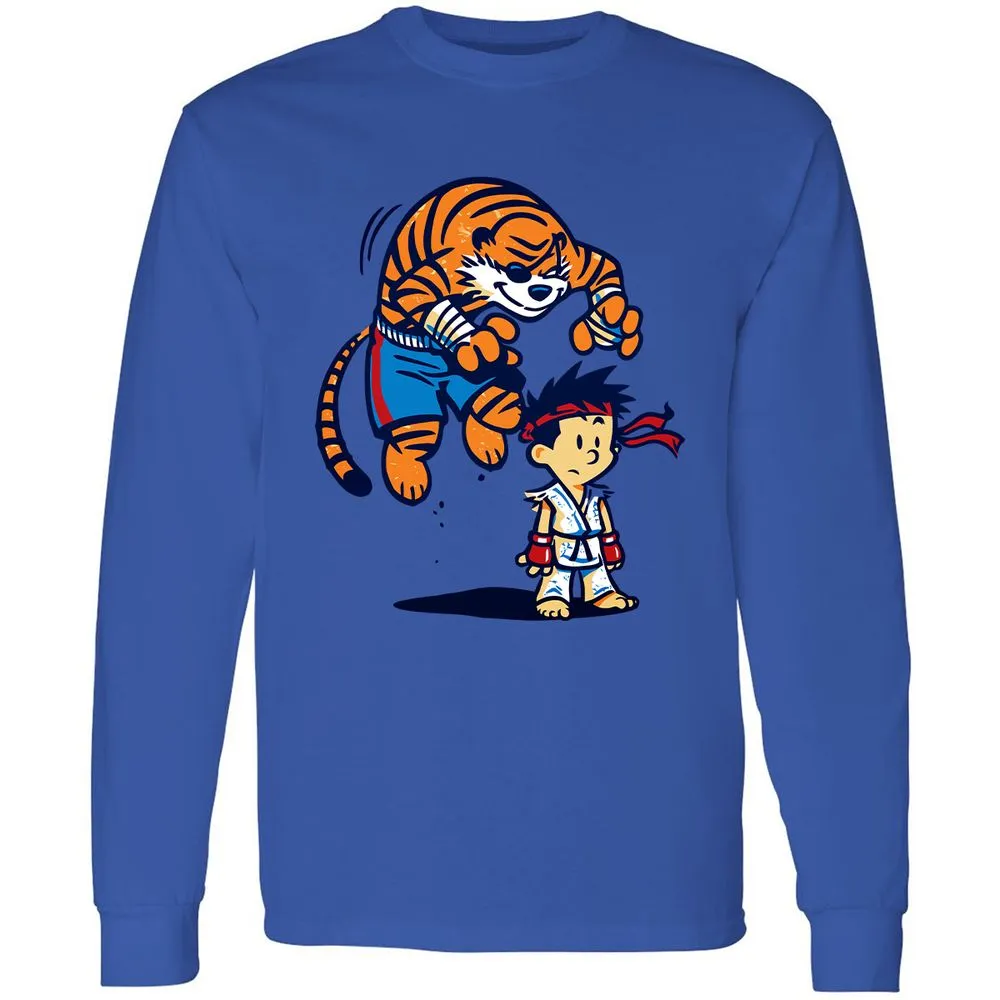 Long Sleeve T-Shirt - SWRT7JJV - Royal - 4