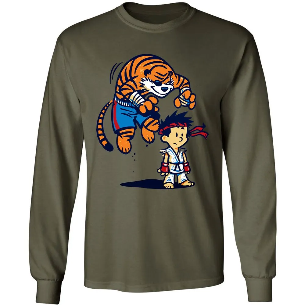 Long Sleeve T-Shirt - SWRT7JJV - Military Green - 7