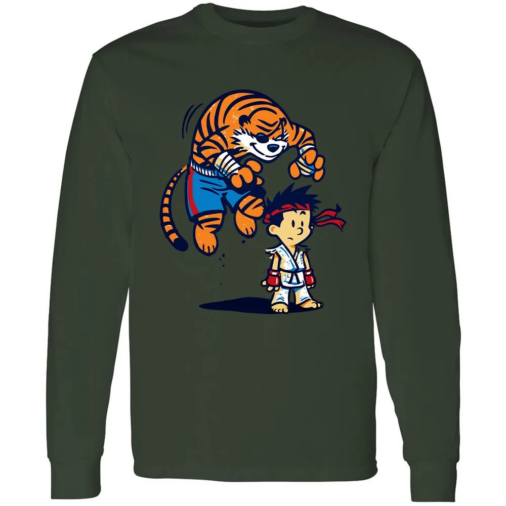 Long Sleeve T-Shirt - SWRT7JJV - Forest Green - 8