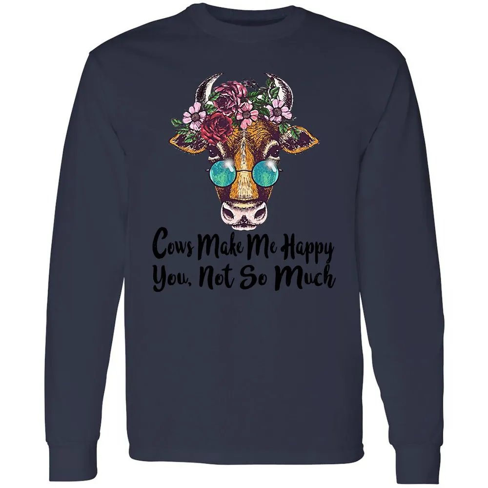 Long Sleeve T-Shirt - H96NU3QW - Navy - 12