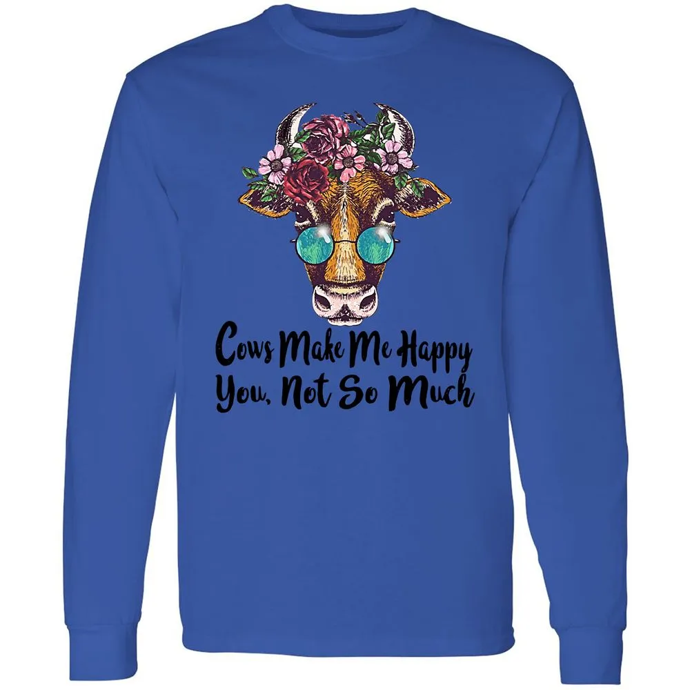 Long Sleeve T-Shirt - H96NU3QW - Royal - 4