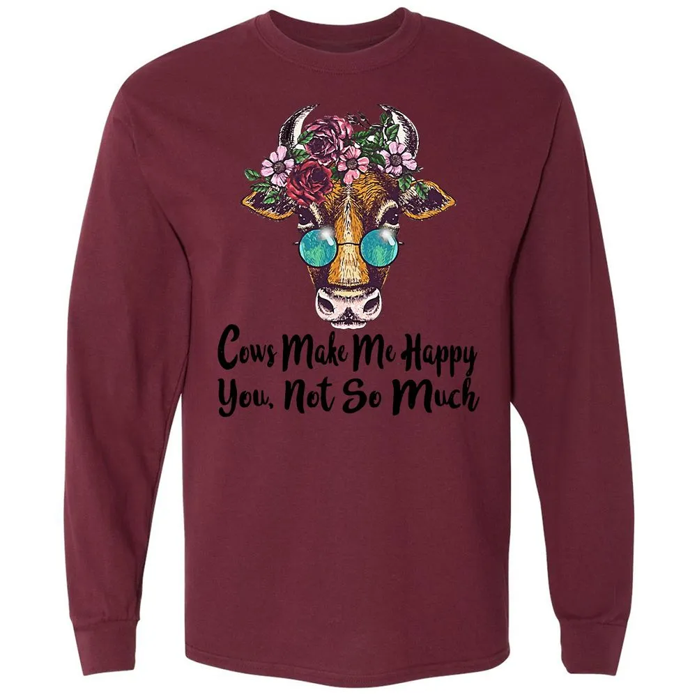 Long Sleeve T-Shirt - H96NU3QW - Maroon - 11