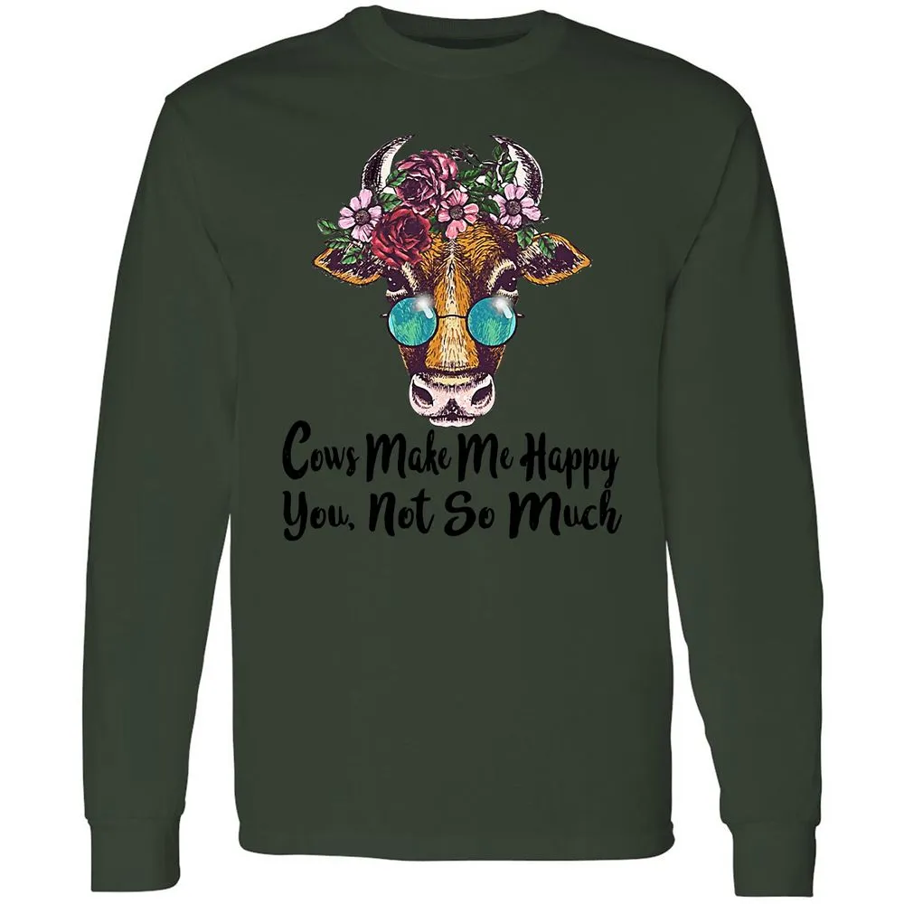 Long Sleeve T-Shirt - H96NU3QW - Forest Green - 8