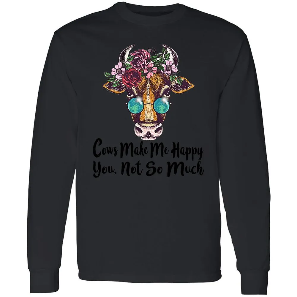 Long Sleeve T-Shirt - H96NU3QW - Black - 16