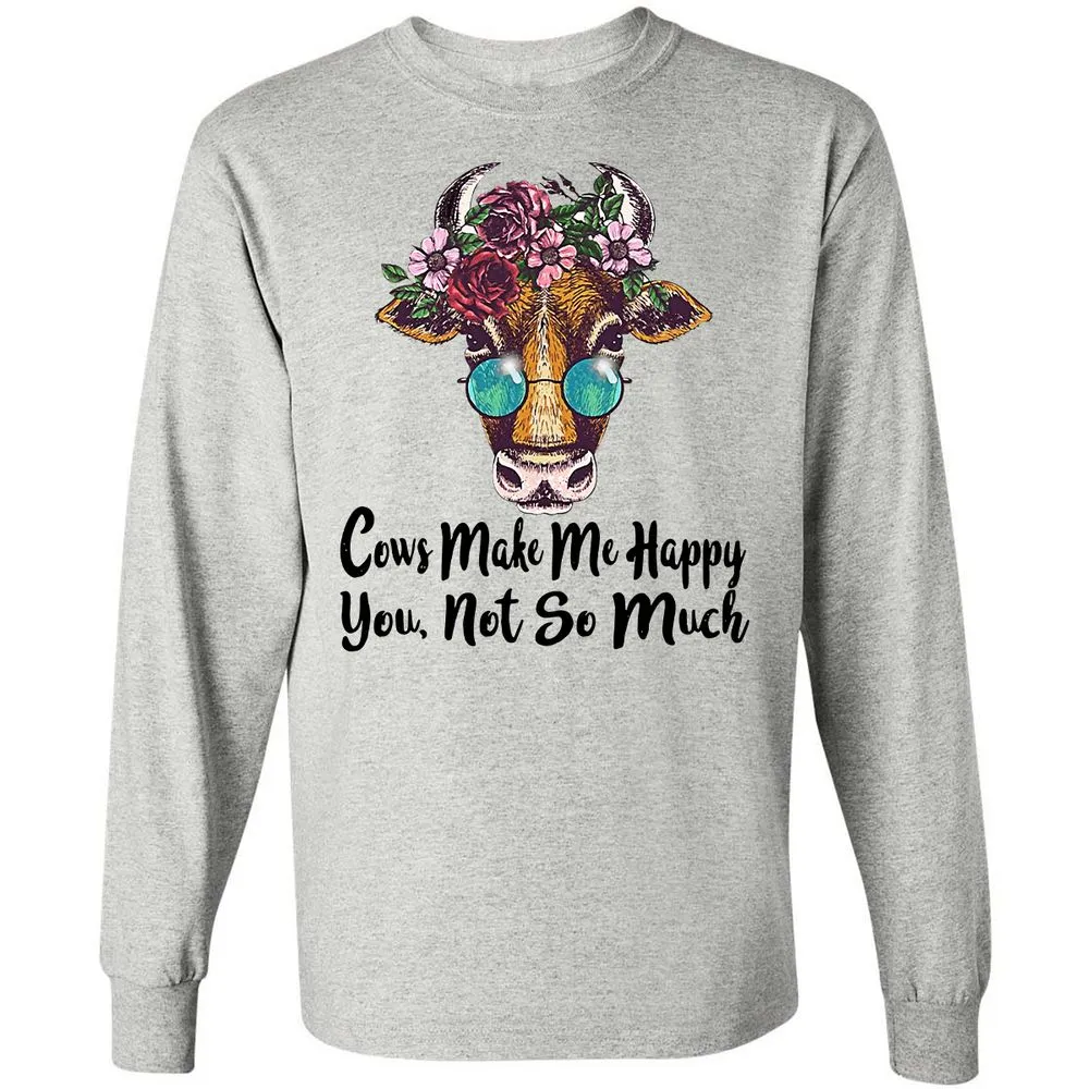 Long Sleeve T-Shirt - H96NU3QW - Ash - 5