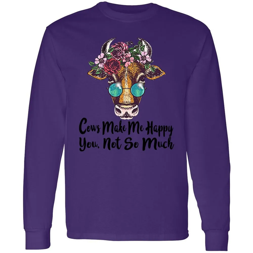 Long Sleeve T-Shirt - H96NU3QW - Purple - 13