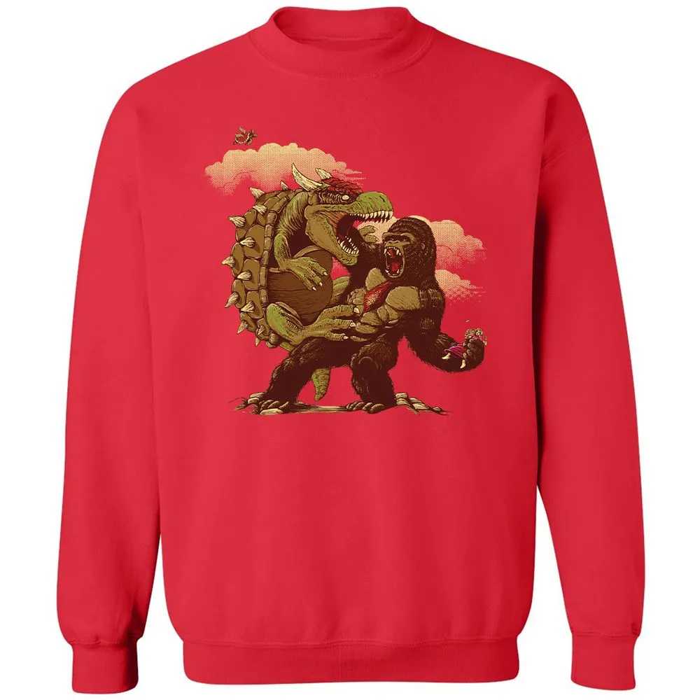 Classic Unisex Sweatshirt - YVSFKJET - Red - 5