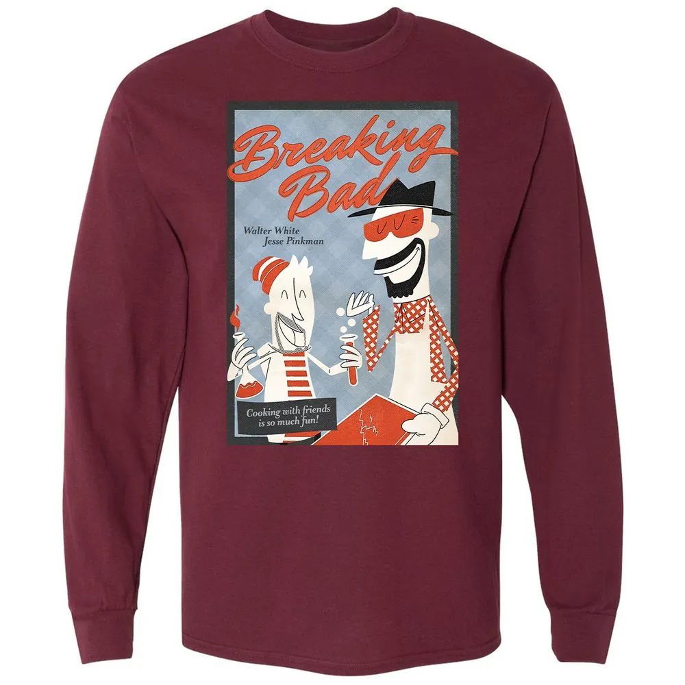 Long Sleeve T-Shirt - Y9S8XCW8 - Maroon - 11