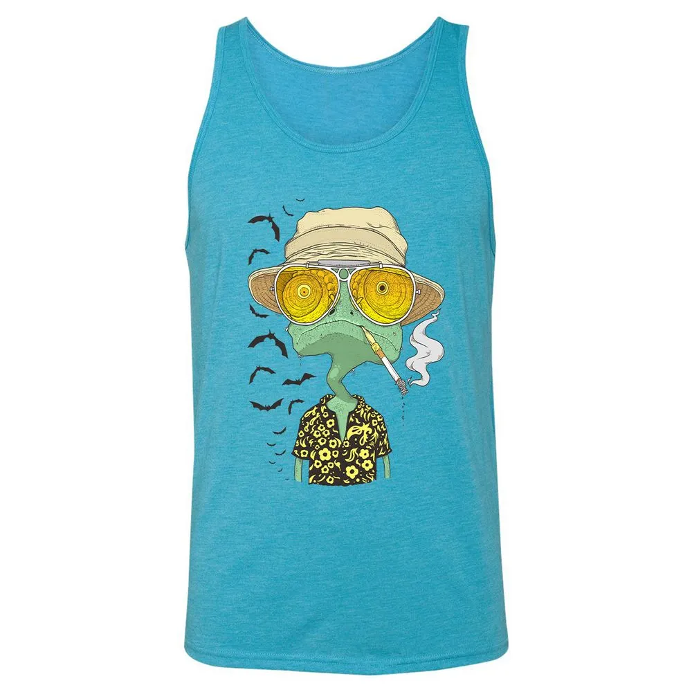 Unisex Jersey Tank - F43ELFN3 - Aqua Triblend - 3