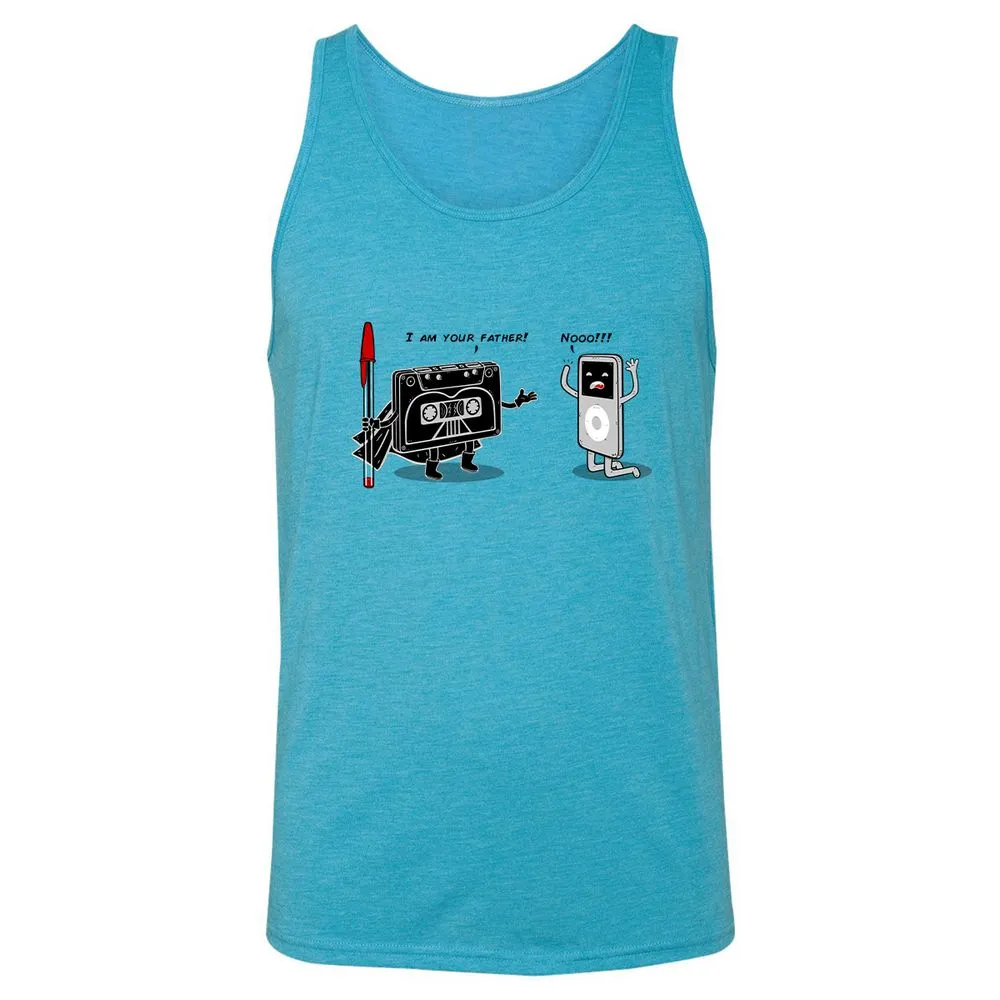 Unisex Jersey Tank - RNQFTLUK - Aqua Triblend - 3