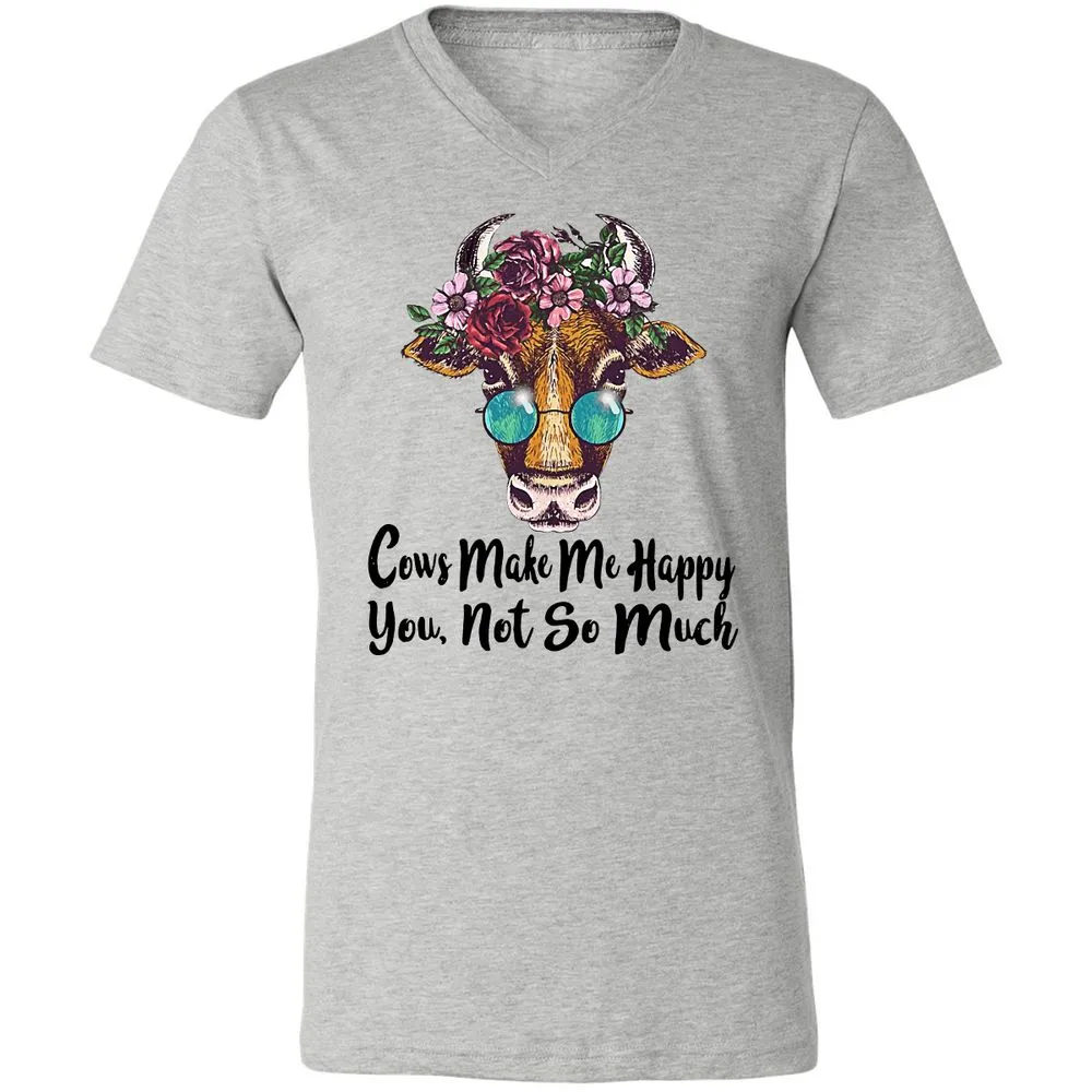 Unisex V-Neck T-Shirt - EK5NPE4F - Athletic Heather - 7