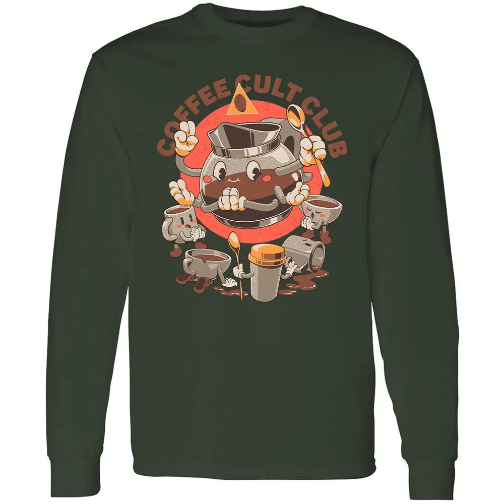 Long Sleeve T-Shirt - HHUF4B4C - Forest Green - 8